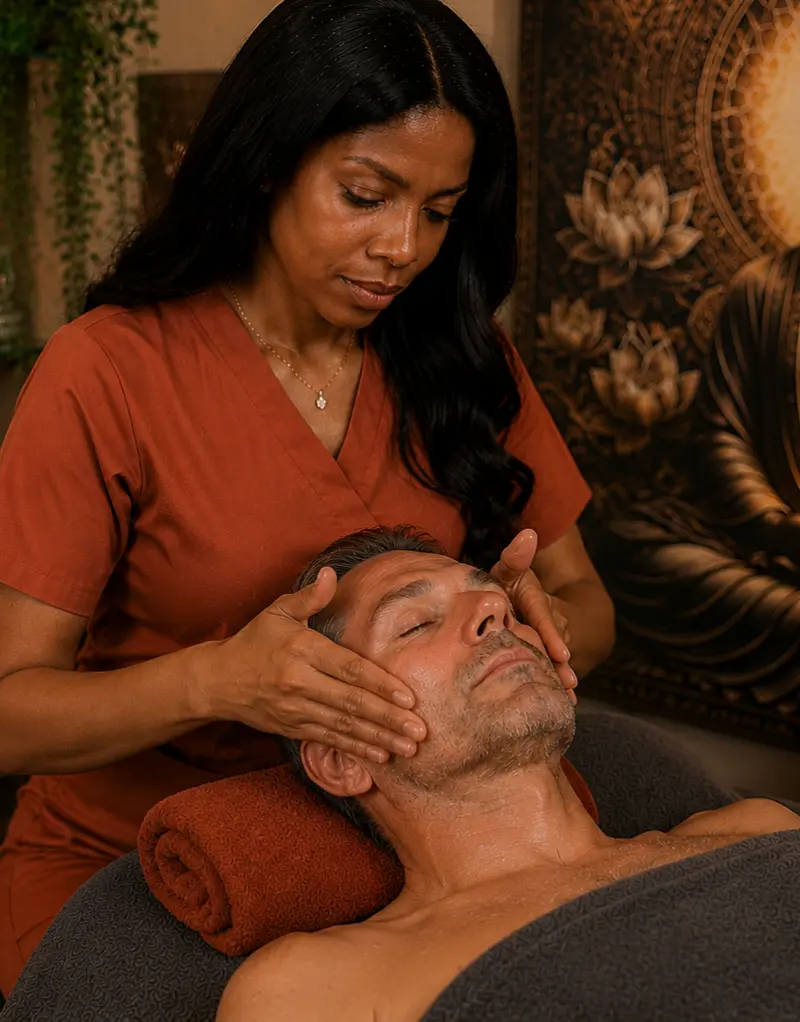 Massaggio Kobido viso per un lifting naturale.
