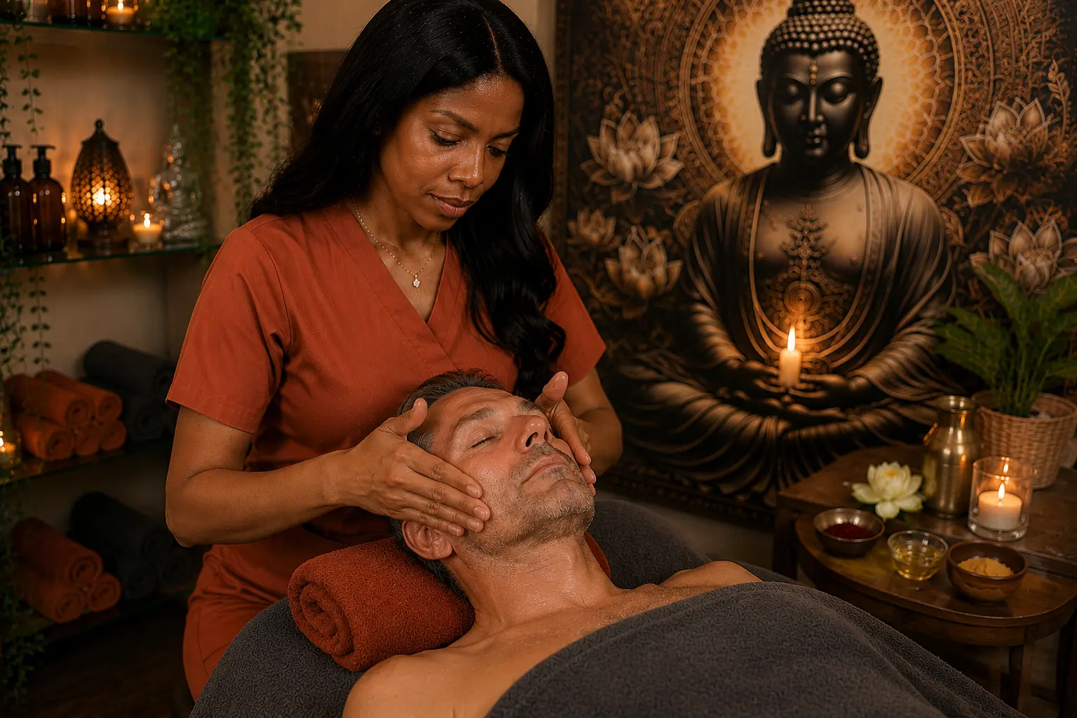 Massaggio Kobido viso per un lifting naturale.